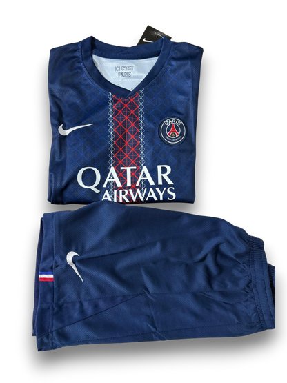 Paris Saint Germain Maillot + Short Domicile Junior 25/26