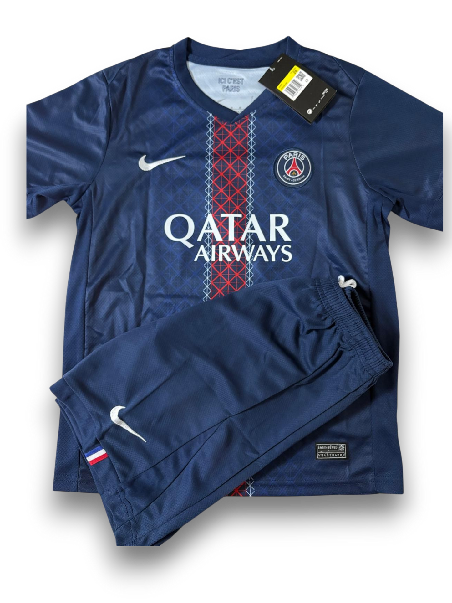 Paris Saint Germain Maillot + Short Domicile Junior 25/26