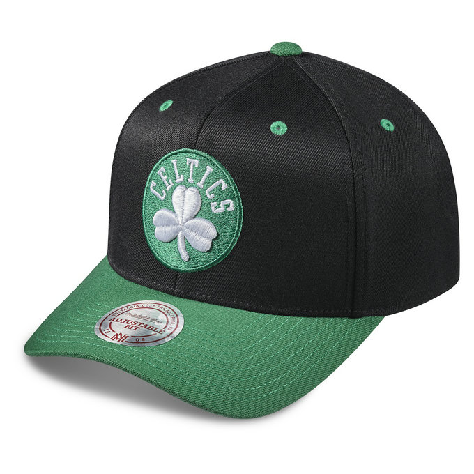 Casquette Mitchell & Ness Team Logo 2-tone 110 Snapback Boston Celtics Noir