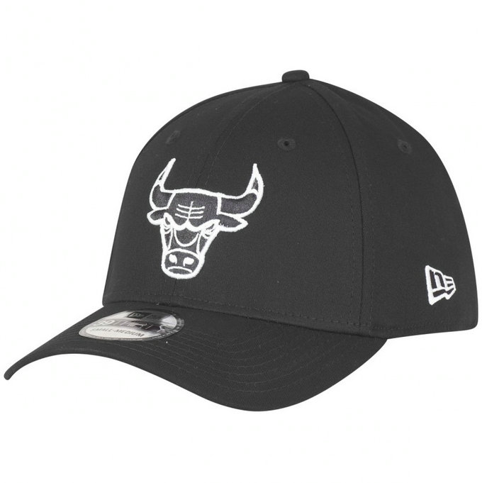 Casquette NBA Monochrome Chicago Bulls New Era Noir