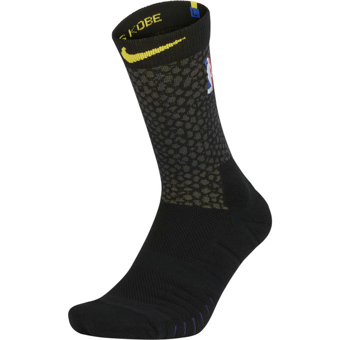 Chaussettes Los Angeles Lakers City Edition Elite Quick Noir