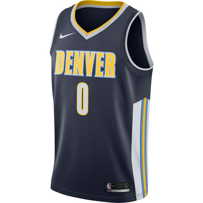 Maillot Emmanuel Mudiay Denver Nuggets Icon Edition Swingman Bleu