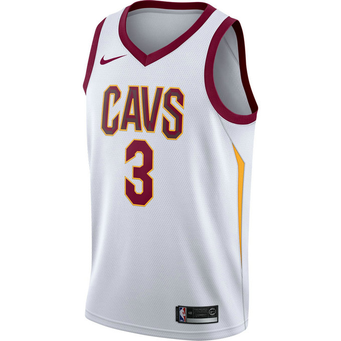 Maillot Isaiah Thomas Cleveland Cavaliers Association Edition Swingman Blanc