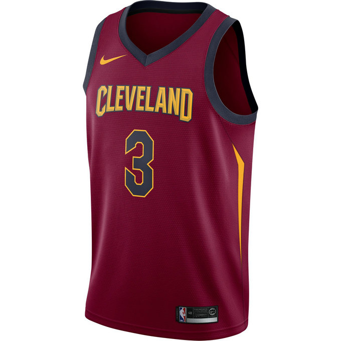 Maillot Isaiah Thomas Cleveland Cavaliers Icon Edition Swingman Rouge