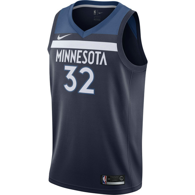 Maillot Karl-anthony Towns Minnesota Timberwolves Icon Edition Swingman Bleu