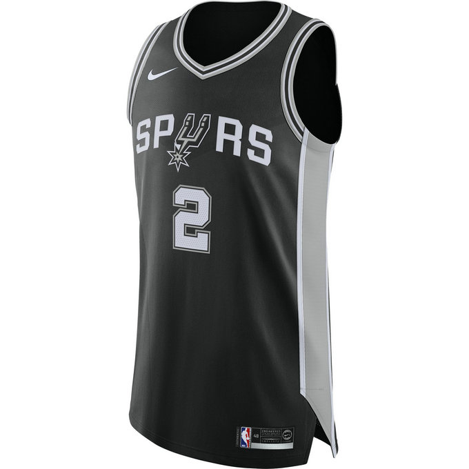 Maillot Kawhi Leonard San Antonio Spurs Icon Edition Authentic Noir