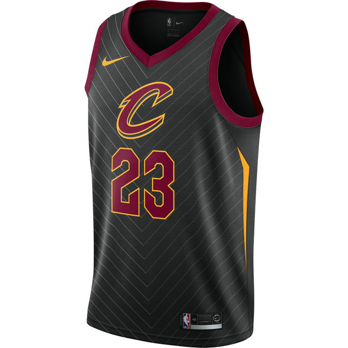 Maillot Lebron James Statement Edition cleveland Cavaliers Swingman Noir