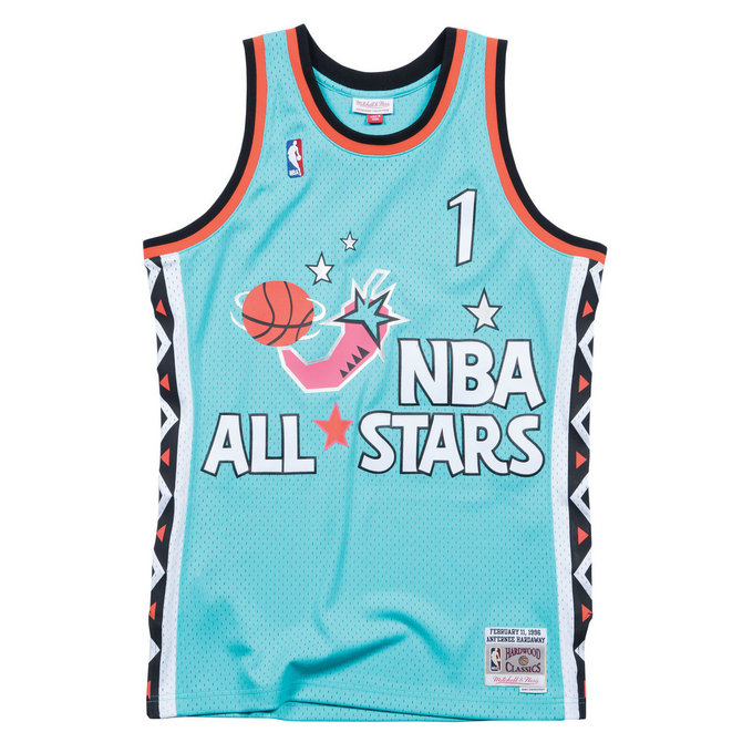 Maillot NBA All-Star Anfernee Hardaway 1996 East Swingman Mitchell&Ness Bleu