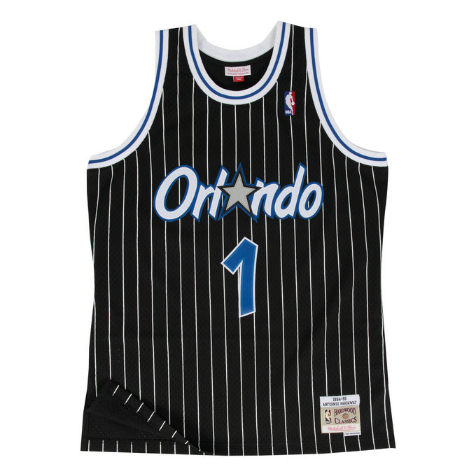 Maillot NBA Anfernee Hardaway Orlando Magic 1994-95 Swingman Mitchell&Ness Noir