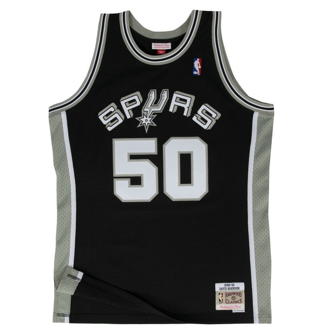 Maillot NBA David Robinson San Antonio Spurs 1998-99 Swingman Noir