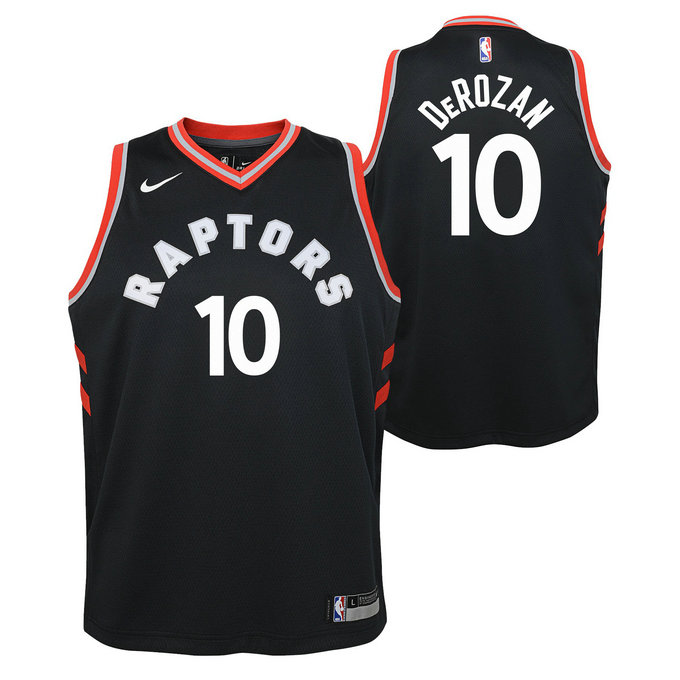 Maillot NBA Enfant Demar Derozan Toronto Raptors Swingman Statement Noir