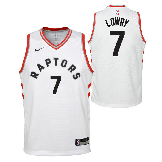 Maillot NBA Enfant Kyle Lowry Toronto Raptors Association Swingman Rouge