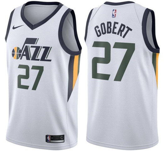 Maillot NBA Enfant Rudy Gobert Utah Jazz Swingman Association Blanc