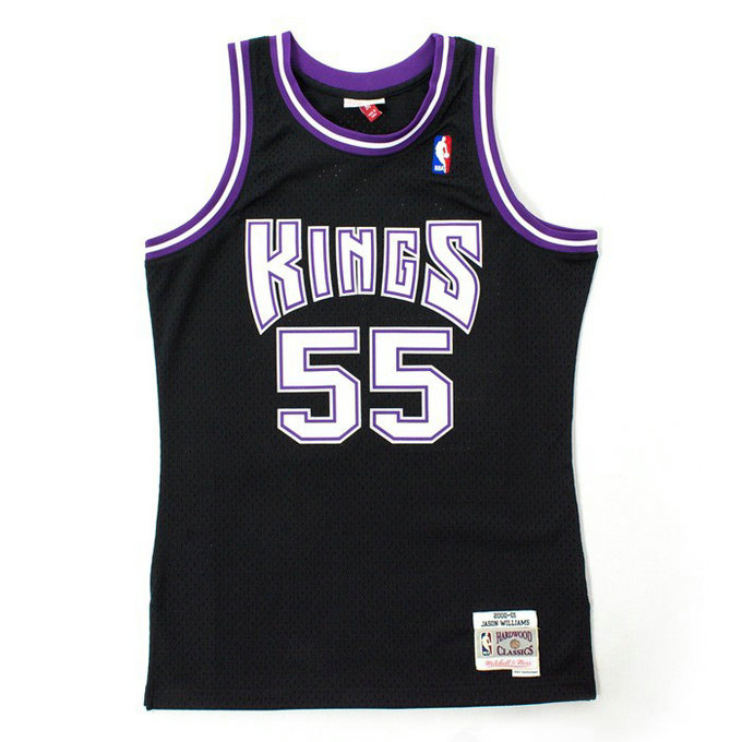 Maillot NBA Jason Williams Sacramento Kings 2000-01 Swingman Mitchell&Ness Noir