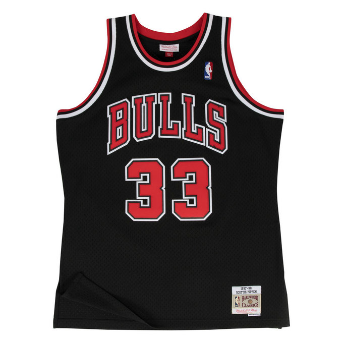 Maillot NBA Scottie Pippen Chicago Bulls 1997-98 Swingman Mitchell&Ness Noir