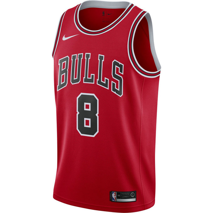 Maillot Zach Lavine Maillot Icon Edition Swingman chicago Bulls Rouge