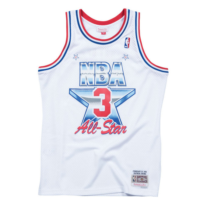 Patrick Ewing 1991 East Swingman Jersey NBA All-Star Blanc