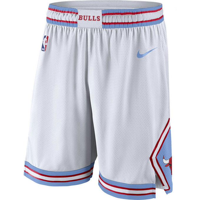 Short Chicago Bulls City Edition Swingman Blanc