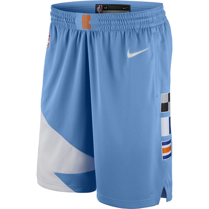 Short City Edition Los Angeles Clippers Swingman Bleu