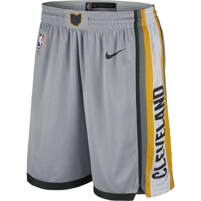 Short Cleveland Cavaliers City Edition Swingman Gris