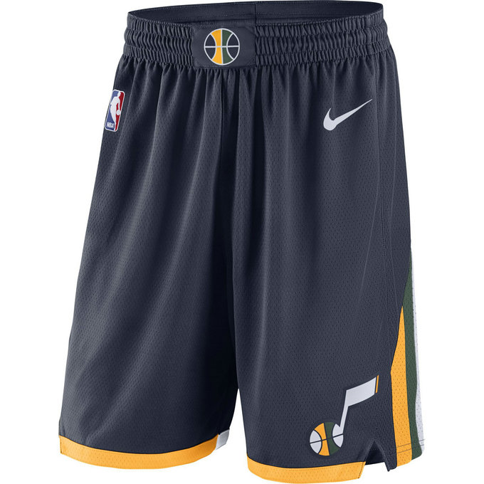 Short Utah Jazz Icon Edition Swingman Bleu