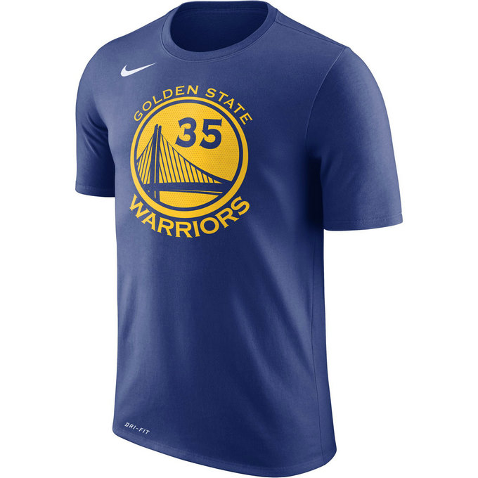 T-shirt Kevin Durant Golden State Warriors Dry rush Bleu