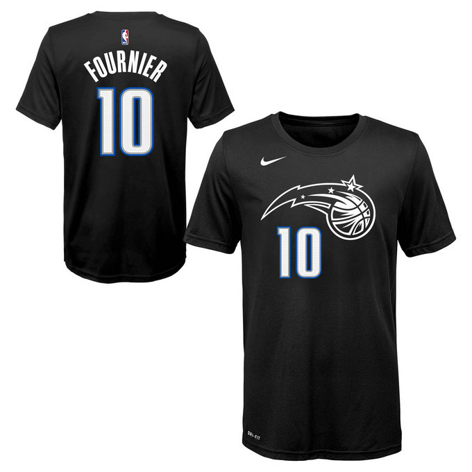 T-shirt NBA Enfant Evan Fournier Orlando Magic City Edition Noir