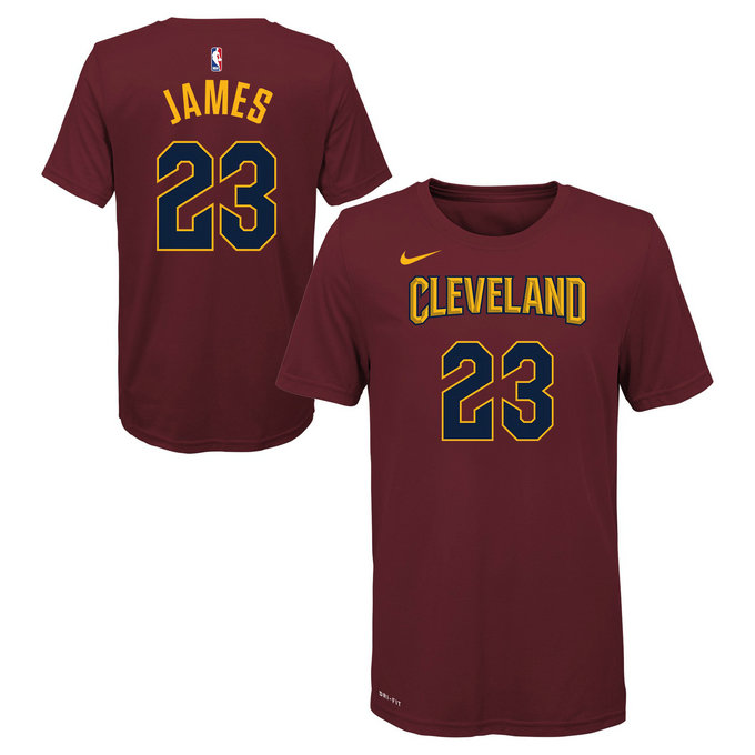 T-shirt NBA Enfant LeBron James Cleveland Cavaliers Icon Rouge