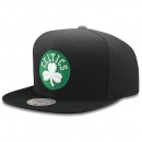 Casquette Boston Celtics Wool Solid Snapback Mitchell&Ness Noir Original