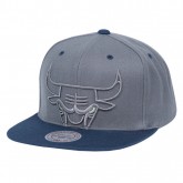 Mode Casquette Chicago Bulls Sneaker Hook Mitchell&Ness Gris