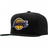 Casquette La Lakers Mitchell&Ness Wool Solid 2 Snapback Noir Vendre Marseille