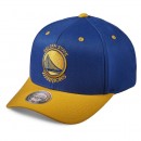 Casquette Mitchell & Ness Team Logo 2-tone 110 Snapback GS Warriors Bleu Rabais en ligne