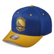 Casquette Mitchell & Ness Team Logo 2-tone 110 Snapback GS Warriors Bleu Rabais en ligne