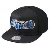 Casquette Mitchell & Ness Wool Solid Snapback Orlando Magic Noir Pas Chère