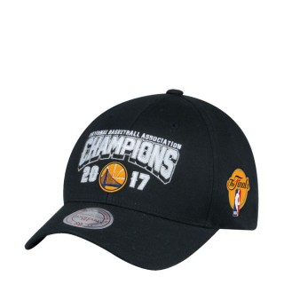 Acheter Casquette NBA Warriors 2017 Final Champs 110 Snapback Mitchell&Ness Noir