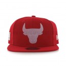 Casquette New Era Transparent Logo 9Fifty Chicago Bulls Rouge En Soldes