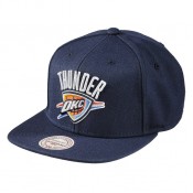 Acheter Nouveau Casquette OKC Thunder Wool Solid Snapback Mitchell&Ness Bleu En Ligne