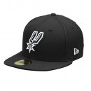 Casquette SA Spurs New Era Team Logo Noir Officiel