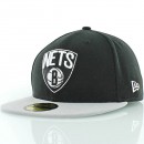 Casquette de basket pour homme New Era Brooklyn Nets noir 10862335 Noir Pas Cher Prix