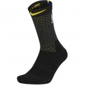 Chaussettes Los Angeles Lakers City Edition Elite Quick Noir Pas Cher Paris