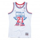 FR Dominique Wilkins 1991 East Swingman Jersey NBA All-Star Blanc