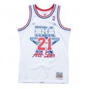 FR Dominique Wilkins 1991 East Swingman Jersey NBA All-Star Blanc