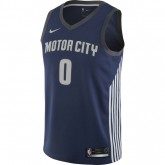 Maillot Andre Drummond City Edition Swingman (detroit Pistons) Bleu En Soldes