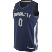 Maillot Andre Drummond City Edition Swingman (detroit Pistons) Bleu En Soldes