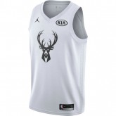 Maillot Giannis Antetokounmpo All-star Edition Jordan Swingman Blanc Escompte En Lgine