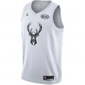 Maillot Giannis Antetokounmpo All-star Edition Jordan Swingman Blanc Escompte En Lgine