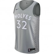 Maillot Karl-anthony Towns City Edition Minnesota Timberwolves Swingman Noir Nouvelle