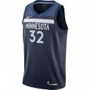 Maillot Karl-anthony Towns Minnesota Timberwolves Icon Edition Swingman Bleu Pas Cher