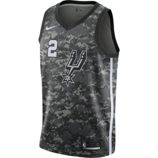 Maillot Kawhi Leonard San Antonio Spurs City Edition Swingman Noir nouveau modele