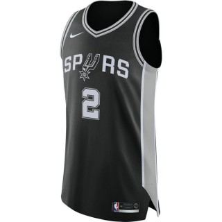 Maillot Kawhi Leonard San Antonio Spurs Icon Edition Authentic Noir Boutique Paris